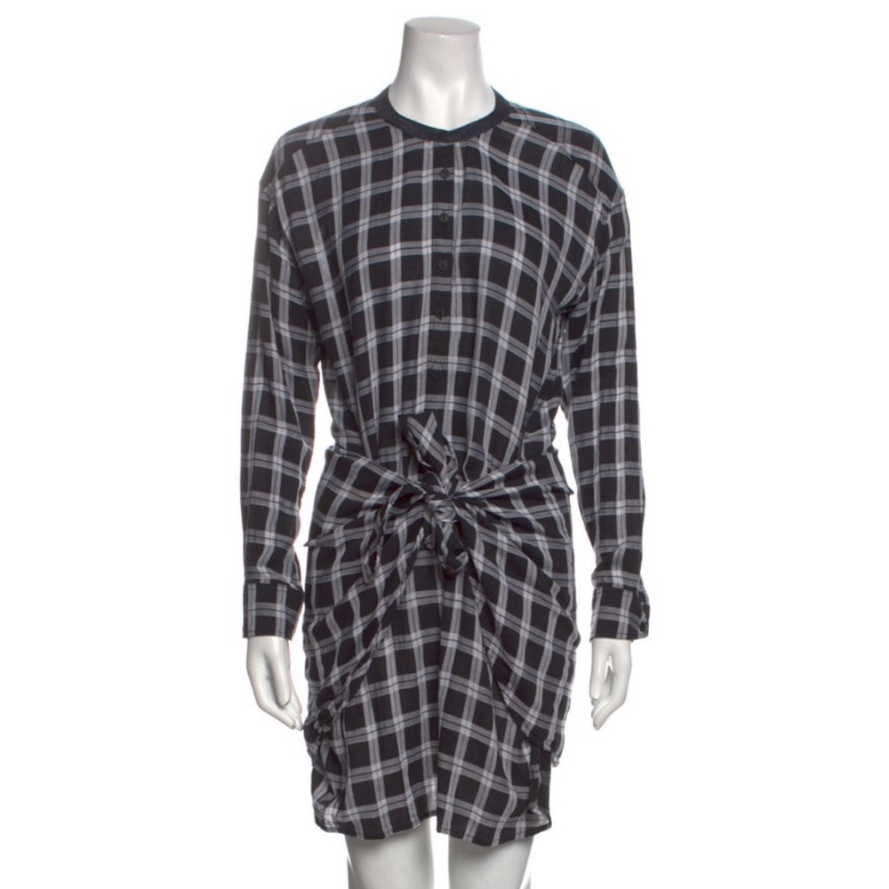 Rag and Bone tie waist mini dress
